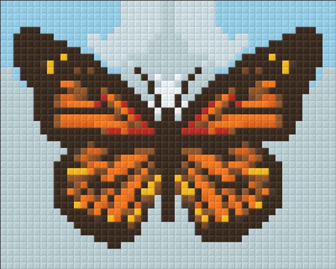 Monarch One [1] Baseplate PixelHobby Mini-mosaic Art Kit image 0